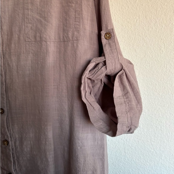 Linen Button-Up Tunic - Picture 2 of 4